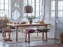 Bloomingville Nill Kussen - Rood -TEXTIEL Winkel bloomingville nill kussen rood 2