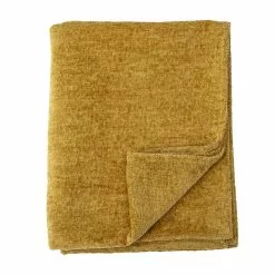 Bloomingville Plaid Geel - 170x140cm