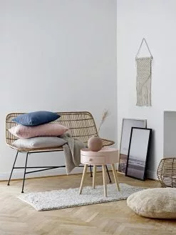 Bloomingville Plaid Naturel Acryl -TEXTIEL Winkel bloomingville plaid naturel acryl 2