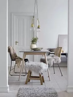 Bloomingville Plaid Naturel Acryl -TEXTIEL Winkel bloomingville plaid naturel acryl 6