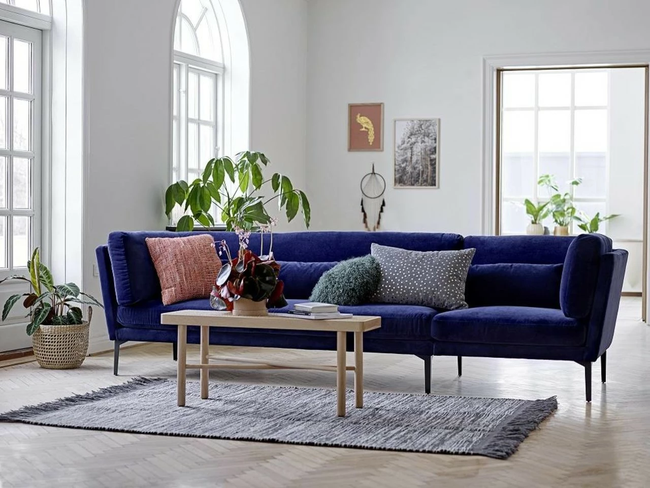 Bloomingville Vloerkleed Grijs Wol 5 Bloomingville Vloerkleed Grijs Wol - Afbeelding 3