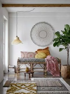 Bloomingville Vloerkleed Katoen - Zwart -TEXTIEL Winkel bloomingville vloerkleed katoen zwart 4