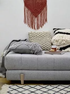 Bloomingville Vloerkleed Naturel Wol 300x200cm -TEXTIEL Winkel bloomingville vloerkleed naturel wol 300x200cm 2