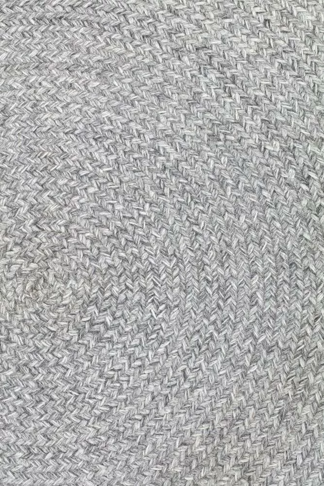 Bloomingville Vloerkleed Rond Grijs Ø120cm 5 Bloomingville Vloerkleed Rond Grijs Ø120cm - Afbeelding 3