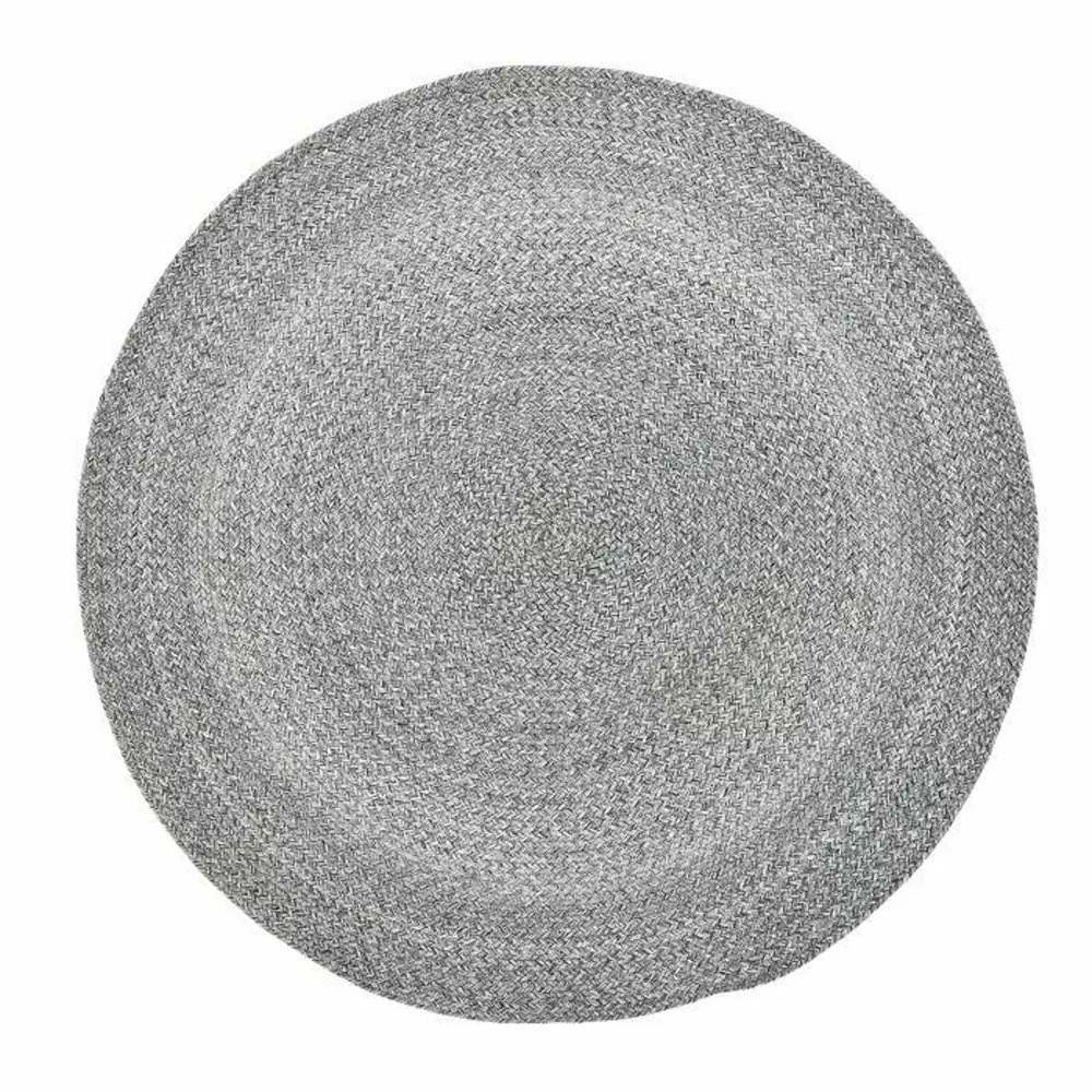 Bloomingville Vloerkleed Rond Grijs Ø120cm 3 Bloomingville Vloerkleed Rond Grijs Ø120cm