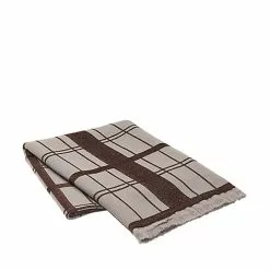 Broste Copenhagen Chequer Plaid Katoen Fungi/potting Soi - W130XL180CM