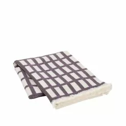 Broste Copenhagen Isa Plaid Paars - 130x180cm