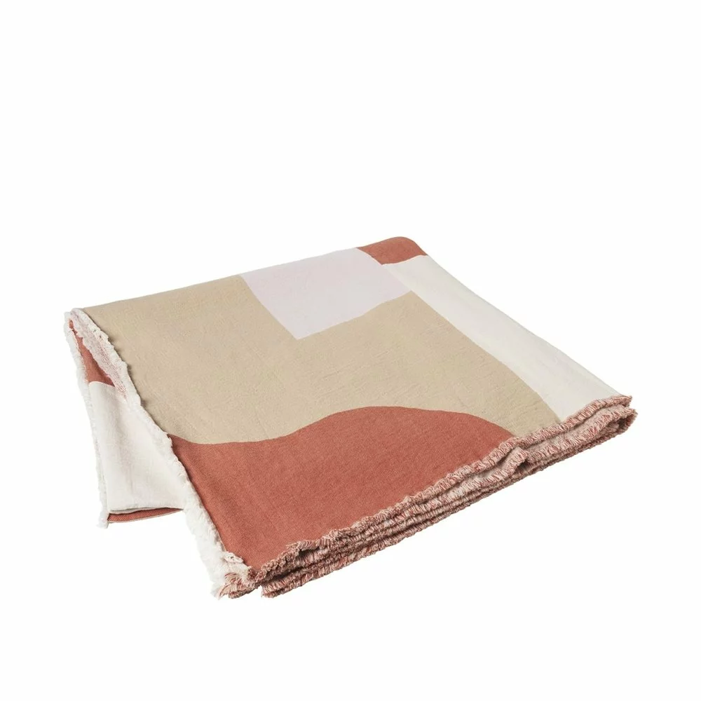 Broste Copenhagen Karla Bedsprei Oranje - 50030240 3 Broste Copenhagen Karla Bedsprei Oranje - 50030240