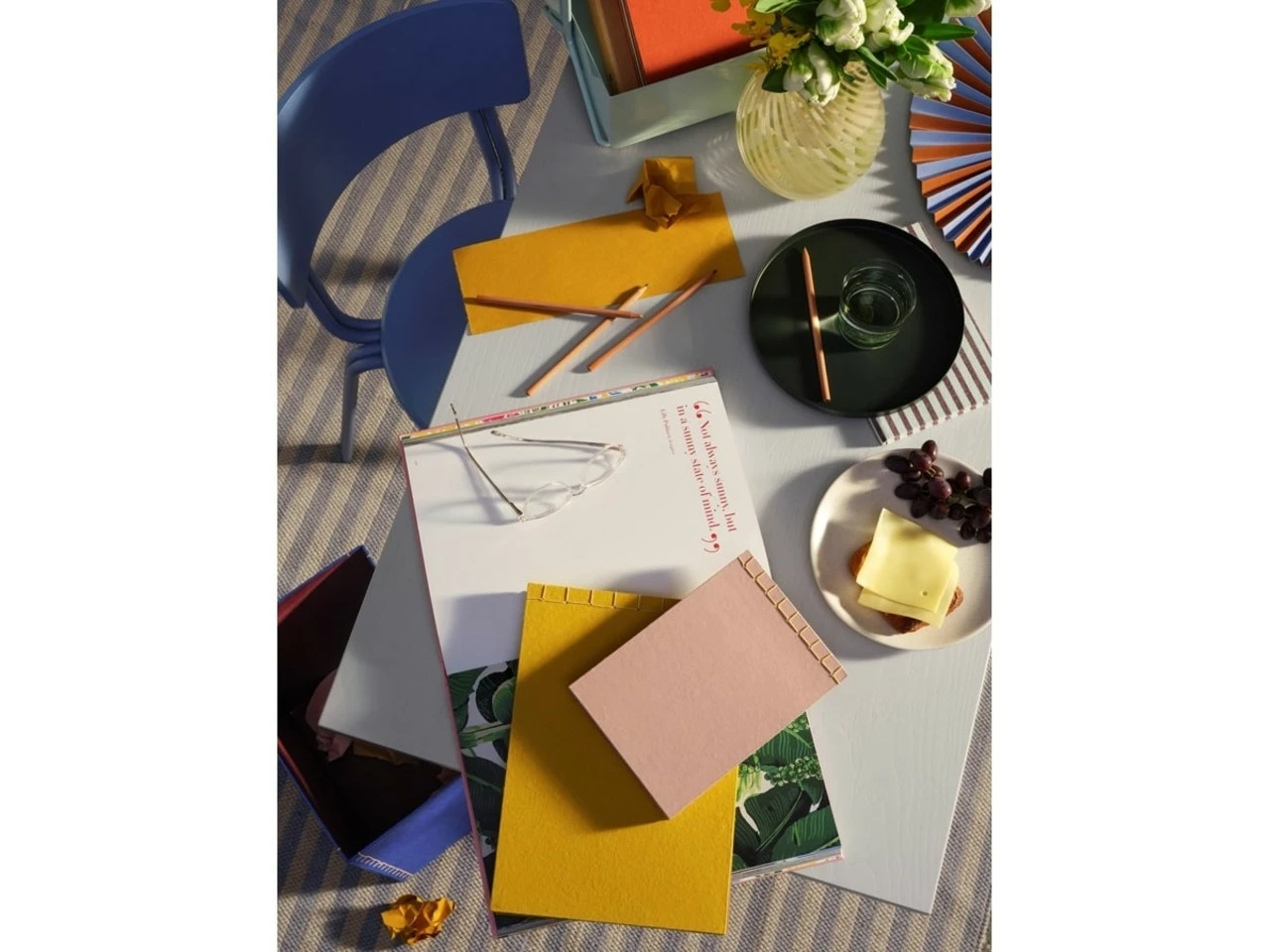 Broste Copenhagen Lamel Vloerkleed Blauw/grijs 70x140cm - 70070342 5 Broste Copenhagen Lamel Vloerkleed Blauw/grijs 70x140cm - 70070342 - Afbeelding 3