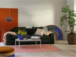 Broste Copenhagen Lamel Vloerkleed Bruin/roze 140x200cm - 70070345 -TEXTIEL Winkel broste copenhagen lamel vloerkleed bruin roze 140x 2