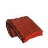 Broste Copenhagen Linda Plaid Pumpkin/oranje - 130x180cm -TEXTIEL Winkel broste copenhagen linda plaid pumpkin oranje 130x1 1