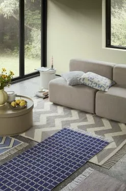 Broste Copenhagen Noah Vloerkleed Zand 140x200cm - 70070341 -TEXTIEL Winkel broste copenhagen noah vloerkleed zand 140x200cm 7 3