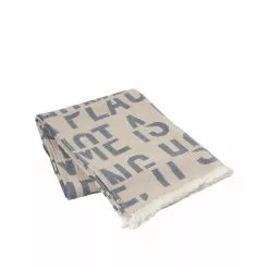 Broste Copenhagen Quote Plaid Zand - 50030226