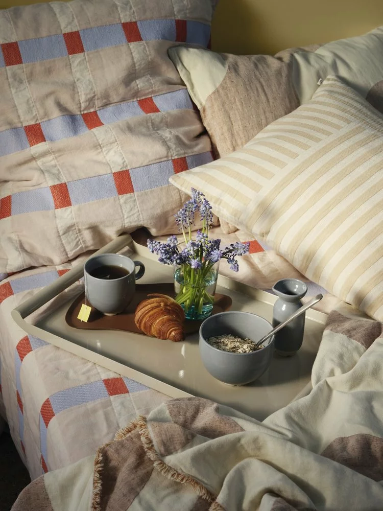 Broste Copenhagen Tide Plaid Caramel - 50030258 5 Broste Copenhagen Tide Plaid Caramel - 50030258 - Afbeelding 3