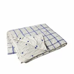 TEXTIEL Winkel 12 Broste Copenhagen Tove Bedsprei Blauw - 50030243