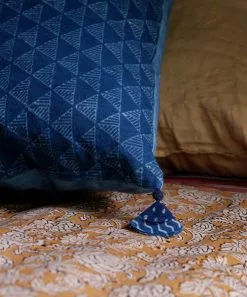 Doing Goods Indigo Zigzag Kussen L - 1.40.10.006.500.5 -TEXTIEL Winkel doing goods indigo zigzag kussen l 140100065005 2