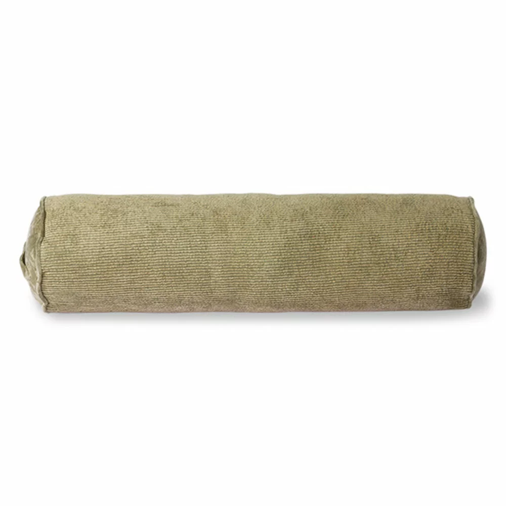 HKliving Corduroy Rolkussen - Army Green 20x70 Cm 3 HKliving Corduroy Rolkussen - Army Green 20x70 Cm
