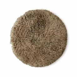 HKliving Fluffy Rond Vloerkleed Sage Ø150cm - TTK3102