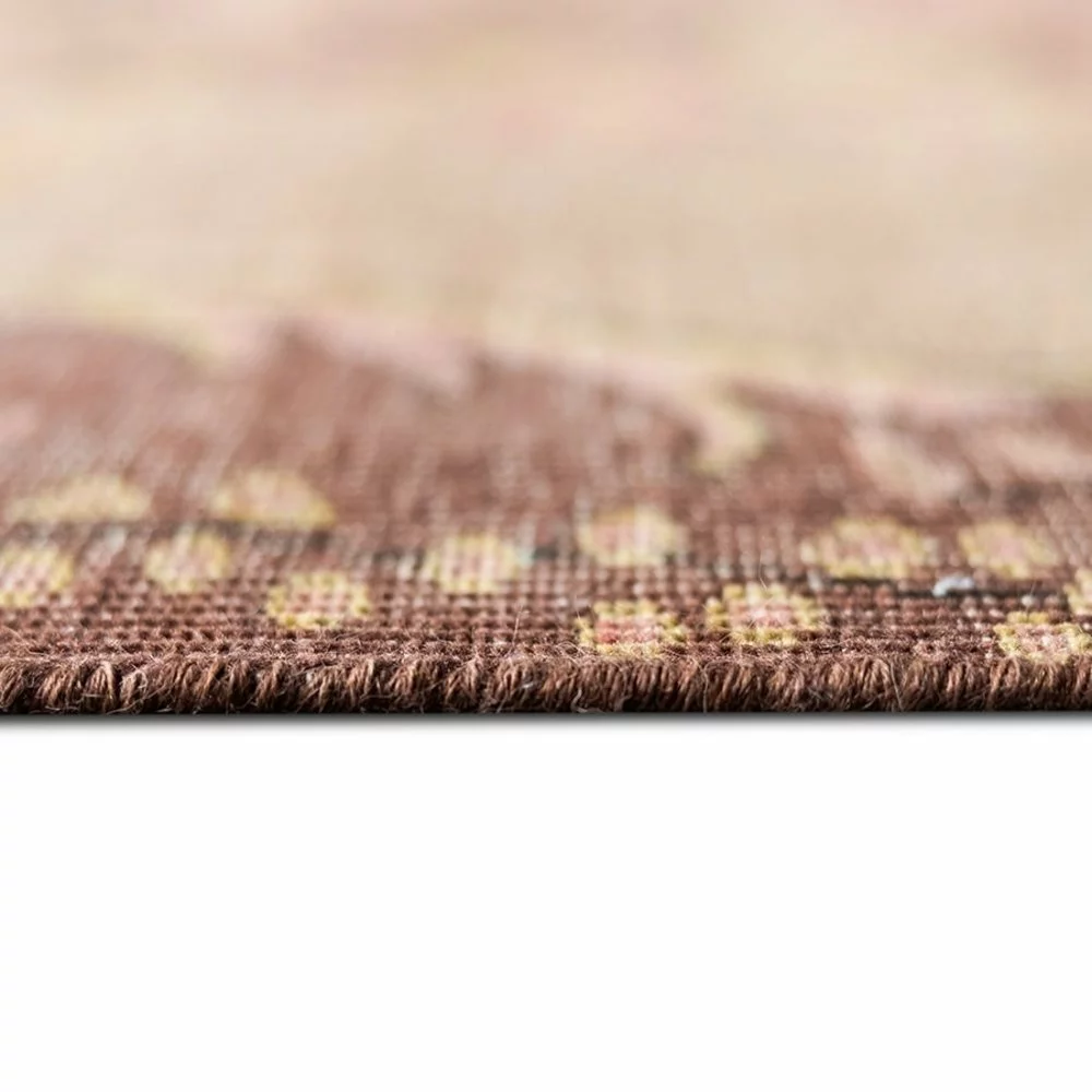 HKliving Geknoopt Floral Pink Vloerkleed - TTK3082 5 HKliving Geknoopt Floral Pink Vloerkleed - TTK3082 - Afbeelding 3