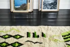 HKliving Geknoopt Vloerkleed Runner Neon Groen 80x370cm - TTK3090 -TEXTIEL Winkel hkliving geknoopt vloerkleed runner neon groen 80x 4