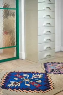 HKliving Geknoopt Vloerkleed Runner Oriental 90x265cm - TTK3094 -TEXTIEL Winkel hkliving geknoopt vloerkleed runner oriental 90x26 6