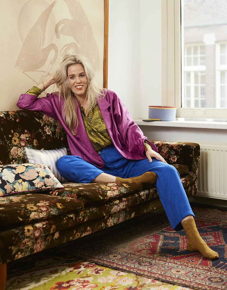 HKliving Geprint Zijde Kussen - Glitter 8 HKliving Geprint Zijde Kussen - Glitter - Afbeelding 6