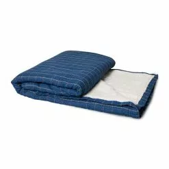 HKliving Geruit Plaid Blauw - TTS1040 -TEXTIEL Winkel hkliving geruit plaid blauw tts1040 1