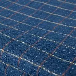 HKliving Geruit Plaid Blauw - TTS1040 -TEXTIEL Winkel hkliving geruit plaid blauw tts1040 3