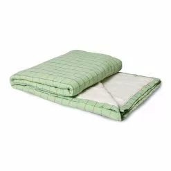 HKliving Geruit Plaid Groen - TTS1039 -TEXTIEL Winkel hkliving geruit plaid groen tts1039 1