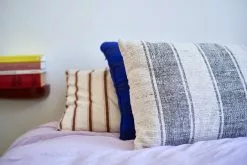 HKliving Groot Kussen Wijde Strepen - TKU2152 -TEXTIEL Winkel hkliving groot kussen wijde strepen tku2152 2