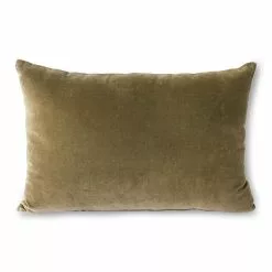 HKliving Velvet Kussen - Army 40x60cm