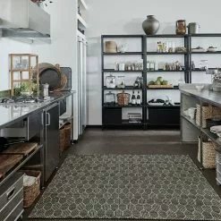 House Doctor Agon Vloerkleed - Groen 180x180cm -TEXTIEL Winkel house doctor agon vloerkleed groen 180x180cm 2