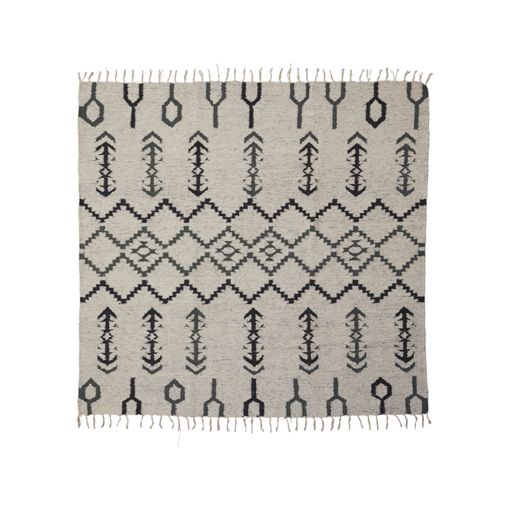 House Doctor Arte Vloerkleed -off White 180x180cm 3 House Doctor Arte Vloerkleed -off White 180x180cm