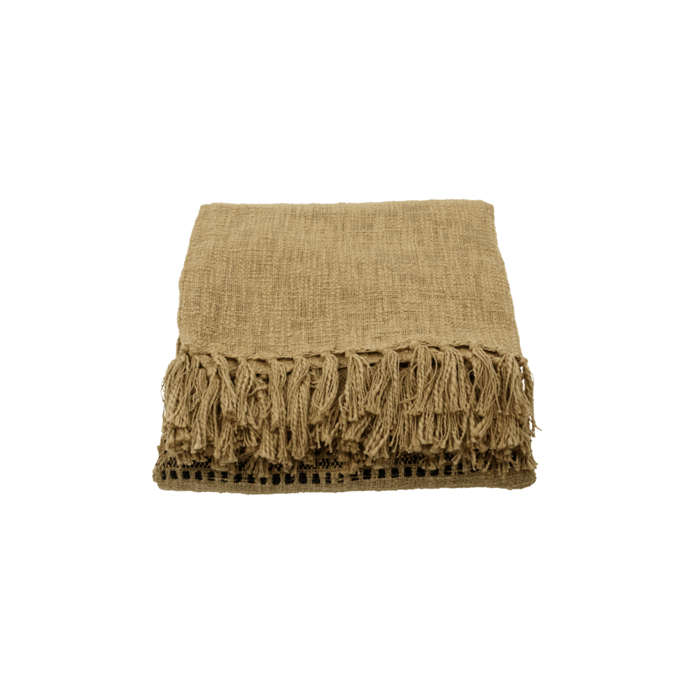 House Doctor Kolonia Plaid - Camel 180x130cm 3 House Doctor Kolonia Plaid - Camel 180x130cm