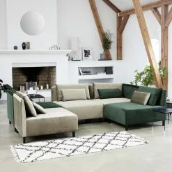 House Doctor Riba Vloerkleed 90x200 Cm Katoen Wit En Zwart -TEXTIEL Winkel house doctor riba vloerkleed 90x200 cm katoen wit 2