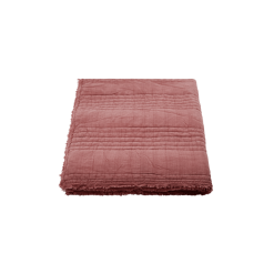 House Doctor Ruffle Plaid Dusty Berry- 261130001