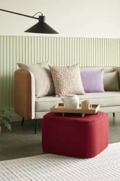 Hubsch Vloerkleed Katoen - Wit/grijs -TEXTIEL Winkel hubsch vloerkleed katoen wit grijs 3