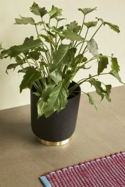 Hubsch Vloerkleed Wol - Blauw/bordeaux -TEXTIEL Winkel hubsch vloerkleed wol blauw bordeaux 9