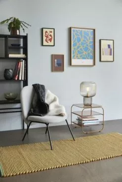 Hubsch Vloerkleed Wol - Geel/groen -TEXTIEL Winkel hubsch vloerkleed wol geel groen 4