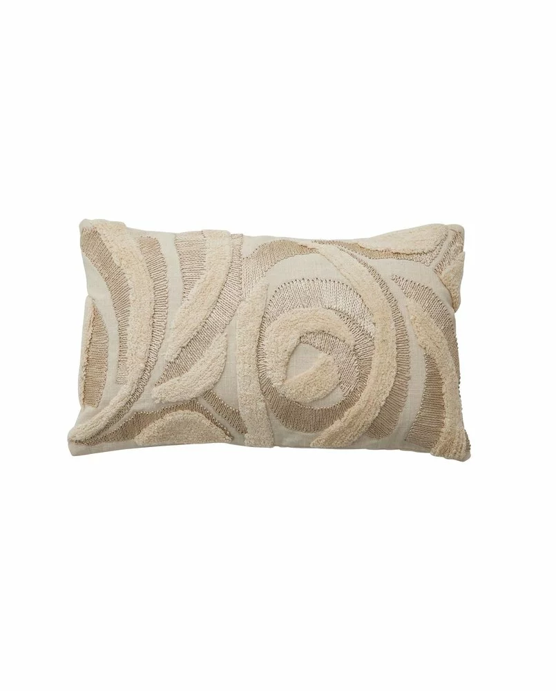 Nordal Albali Kussen Rechthoek Creme Incl. Vulling - 42459 3 Nordal Albali Kussen Rechthoek Creme Incl. Vulling - 42459