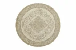 Nordal Pearl Geweven Vloerkleed - Zand/beige Ø140cm -TEXTIEL Winkel nordal pearl geweven vloerkleed zand beige 140cm 1