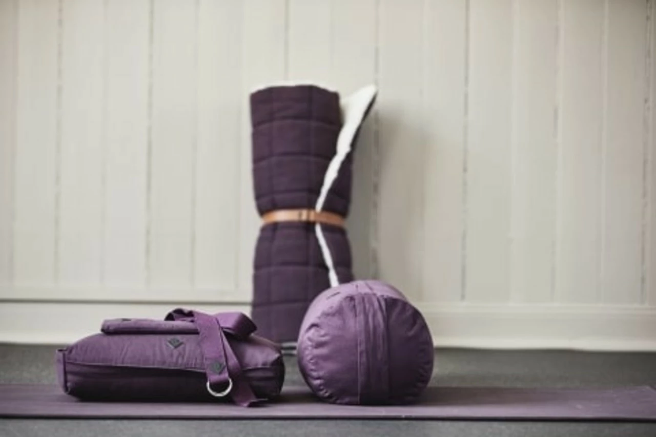 Nordal Yin Yoga Matras - Burgundy 4 Nordal Yin Yoga Matras - Burgundy - Afbeelding 2