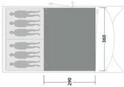 Outwell Greenwood 6 Flat Woven Carpet Black-Grey -TEXTIEL Winkel outwell greenwood 6 flat woven carpet grey 2