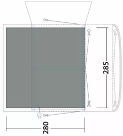 Outwell Jonesville 290 Carpet Flat Woven Black-Grey 7 Outwell Jonesville 290 Carpet Flat Woven Black-Grey -TEXTIEL Winkel outwell jonesville 290 carpet flat woven grey 2