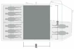 Outwell Knightdale 8PA Flat Woven Carpet -TEXTIEL Winkel outwell knightdale 8pa flat woven carpet grey 2