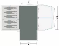 Outwell Mountain Lake 5ATC Flat Woven Carpet Grey -TEXTIEL Winkel outwell mountain lake 5atc flat woven carpet grey 2