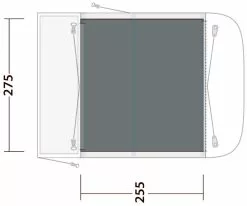 Outwell Newburg 260 Flat Woven Carpet -TEXTIEL Winkel outwell newburg 260 flat woven carpet grey 2