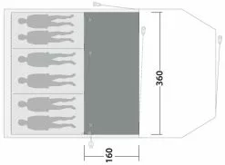 Outwell Norwood 6 Carpet Black-Grey -TEXTIEL Winkel outwell norwood 6 carpet grey 2