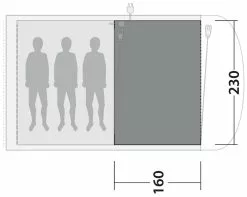 Outwell Oakwood 3 Flat Woven Carpet Grey -TEXTIEL Winkel outwell oakwood 3 flat woven carpet grey 2 1