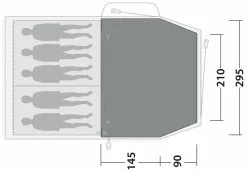 Outwell Springwood 5 Flat Woven Carpet -TEXTIEL Winkel outwell springwood 5 flat woven carpet grey 2